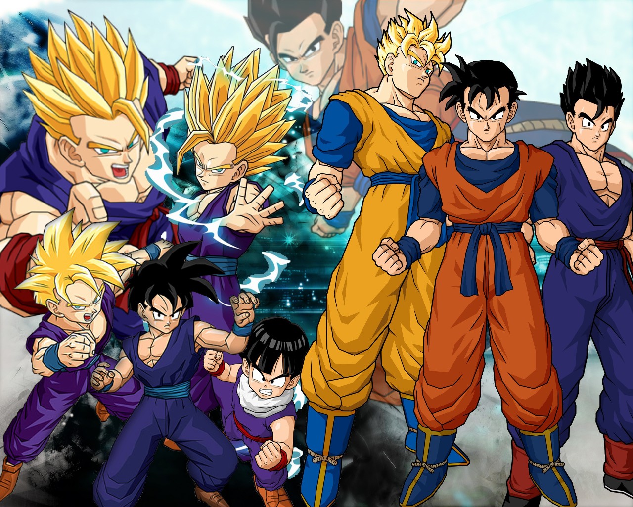 DBZ WALLPAPERS: Adult Gohan super saiyan 2