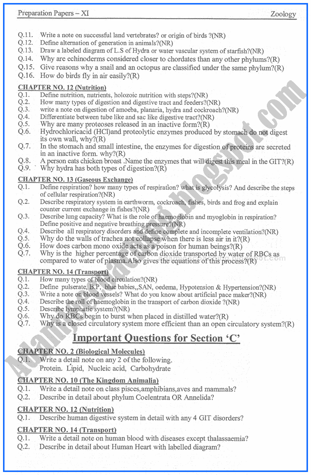 zoology-11th-adamjee-coaching-guess-paper-2017-science-group