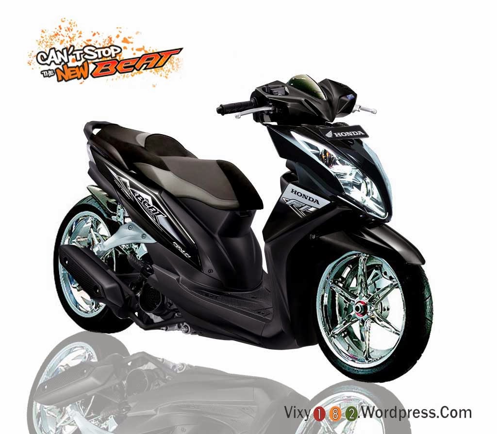 Modifikasi New Honda Beat Injeksi 2014 Terlihat Gagah GRATIS