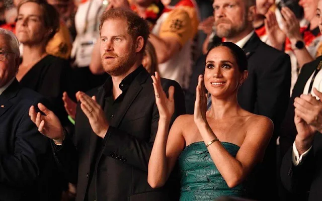 The Duke and Duchess of Sussex took part in the closing ceremony of ...