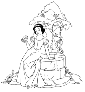 Snow White Coloring on Snow White Coloring Pages