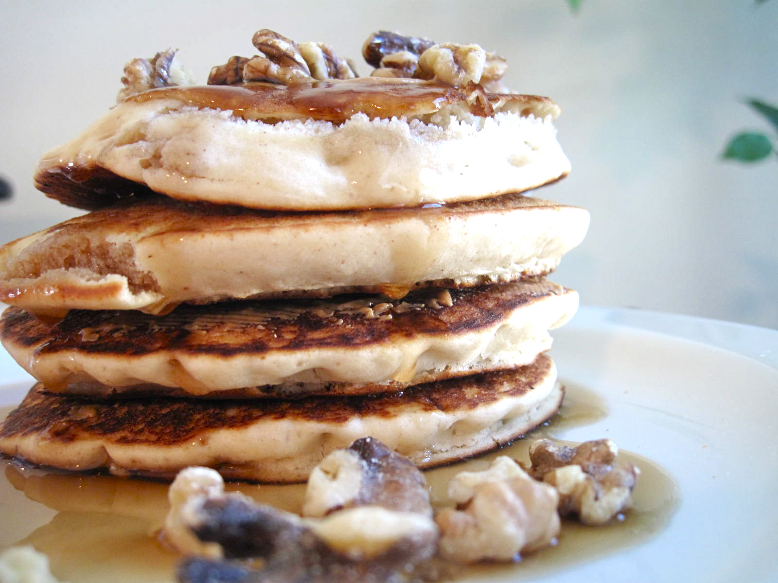 in and peanut make grams pancakes, fluffy in fluffy butter walnuts how pancakes doused to toasted syrup,