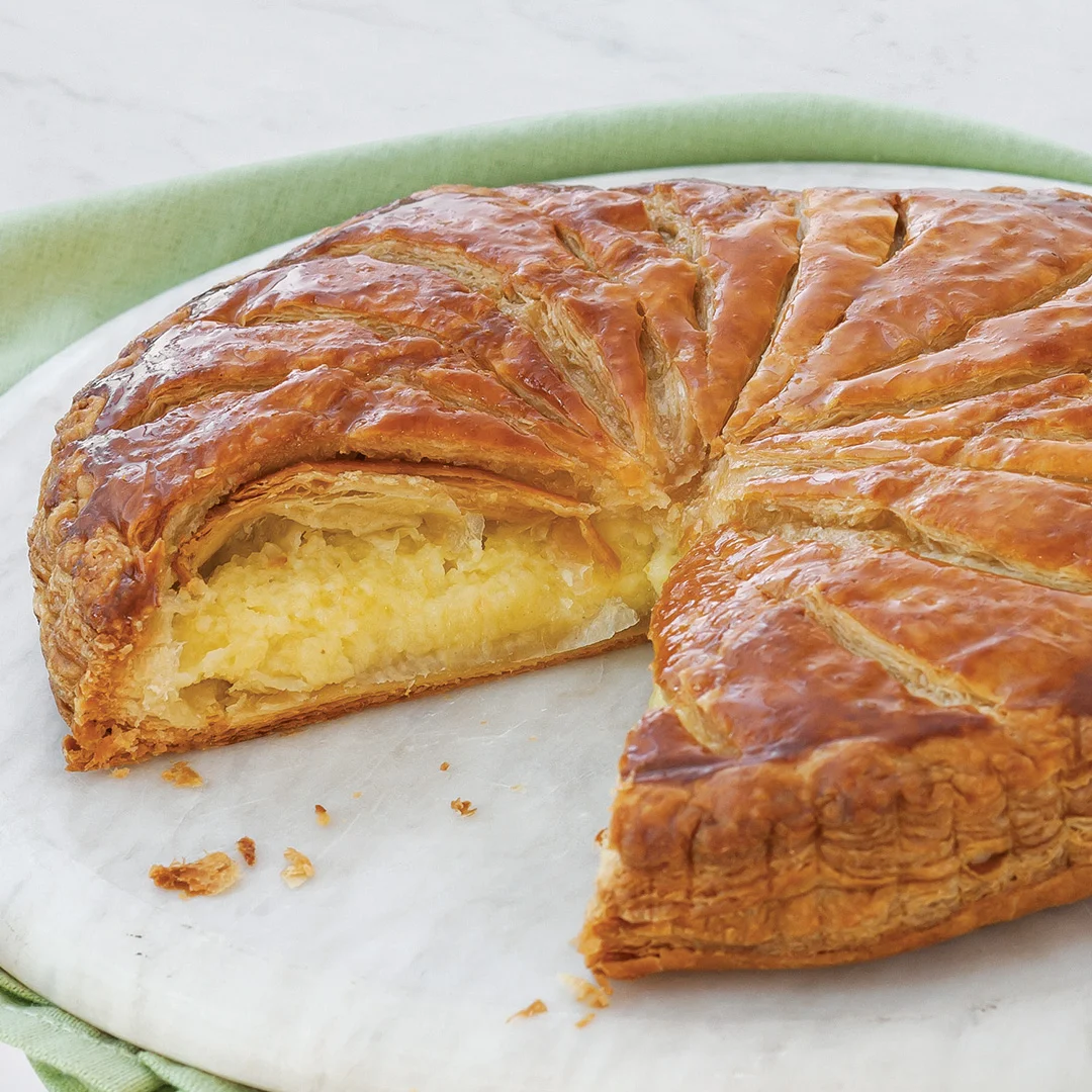 Galette des rois frangipane – Bolo de «frangipane» tradicional do dia dos reis em França