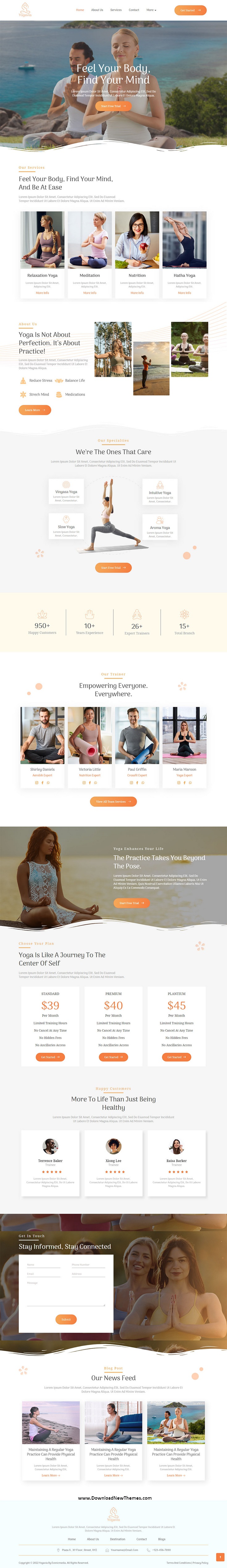 Yogavia - Yoga & Meditation Elementor Template Kit Review