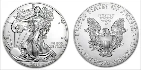 Современный серебряный доллар – Идущая Свобода