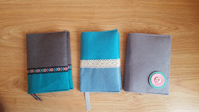 DIY Felt Book Covers (with tutorial)