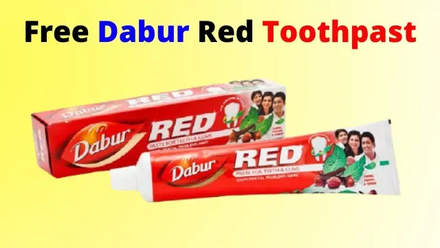 Dabur Red Toothpaste Free Sample