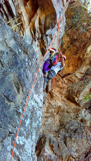 escalaminhada escalada buraco das araras formosa goias