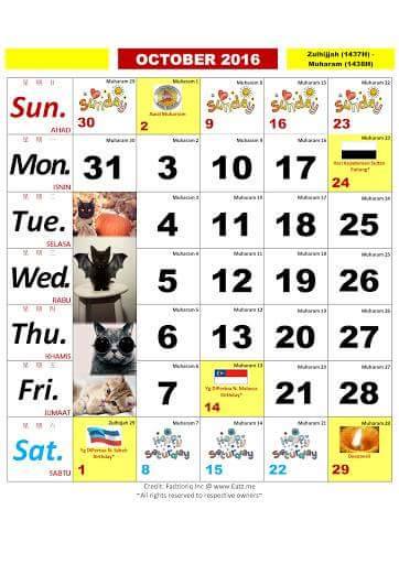 Jom Rancang Cuti Dengan Kalendar Kuda 2016  Cerita 