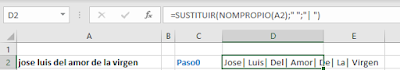 Separar Nombres y Apellidos solo con fórmulas