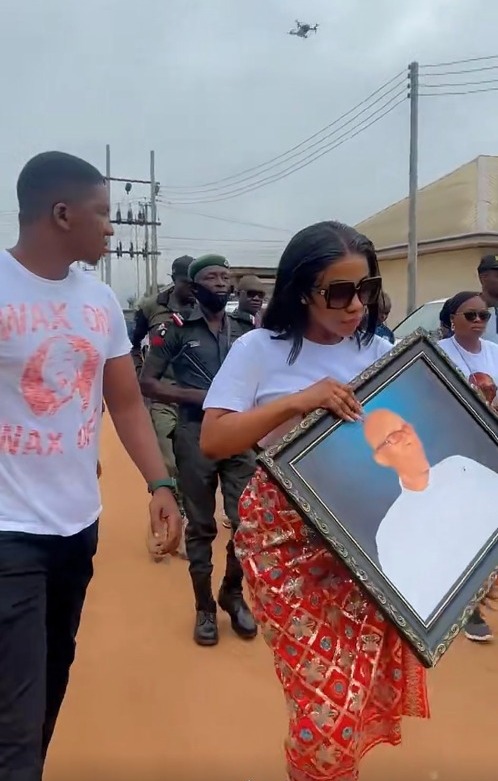 Photos and videos from Mercy Eke late father's burial (Photos)