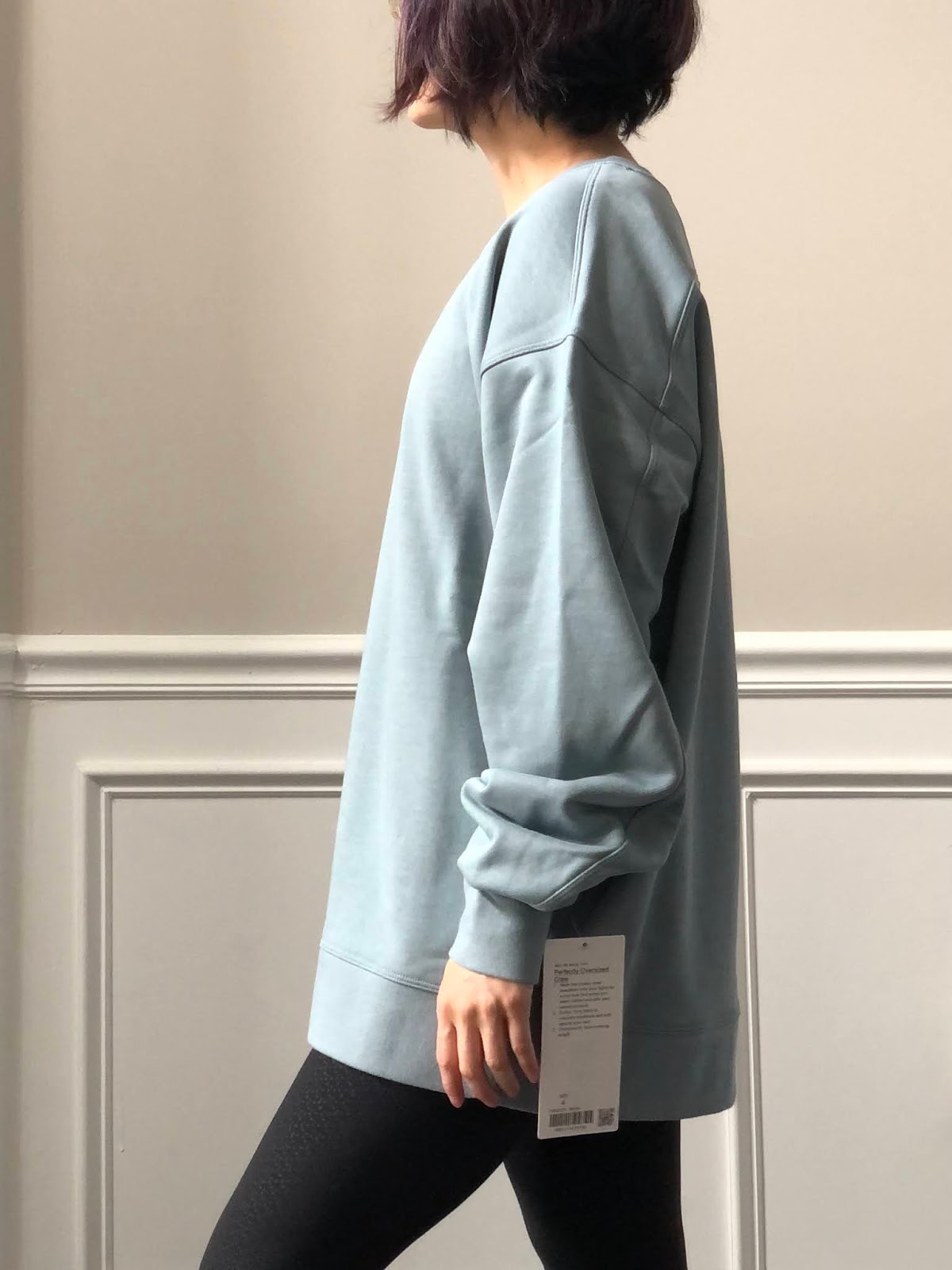 Fit Review! Perfectly Oversized Crew Blue Cast