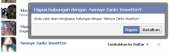 CARA HAPUS TEMAN DI FB FACEBOOK PESAN remove friend