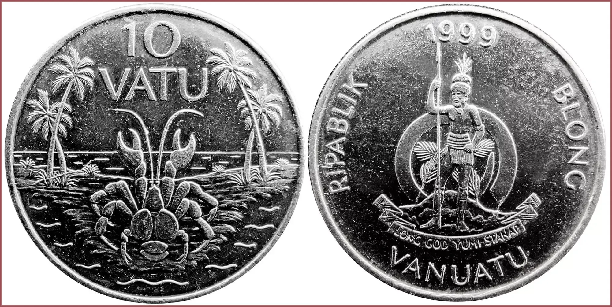 10 vatu, 1999: Republic of Vanuatu