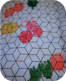 Susana Neiger's diamond English Paper Piecing - little helper's diagram