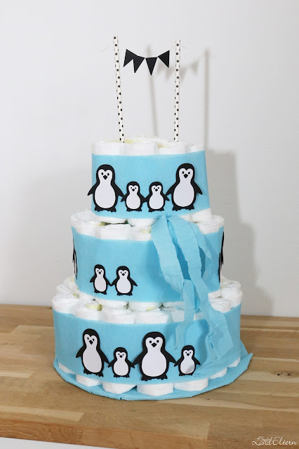 Stadtlandeltern - DIY - Windeltorte - Pinguine