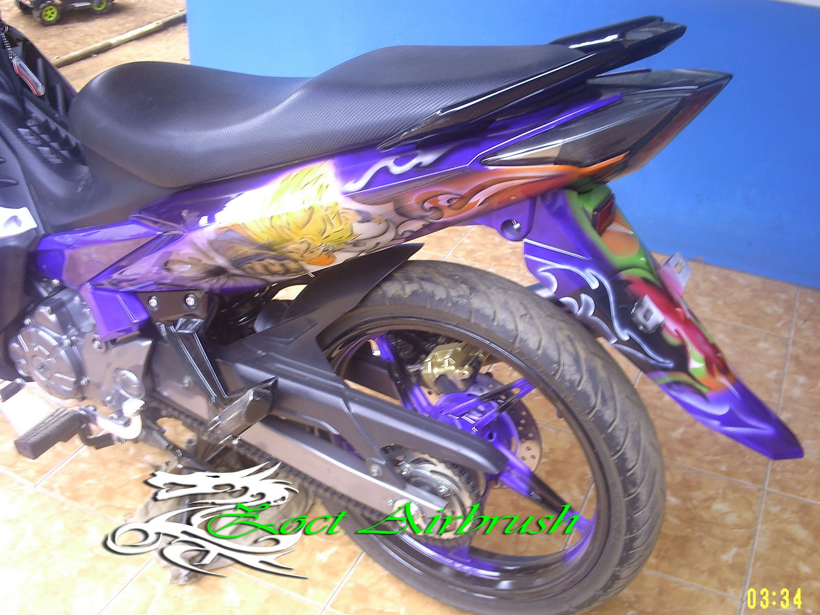 Modifikasi Motor Jupiter Mx Airbrush Terlengkap Kumpulan