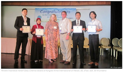 Dosen ITS meraih penghargaan "Early Chemist Award" di Hawaii