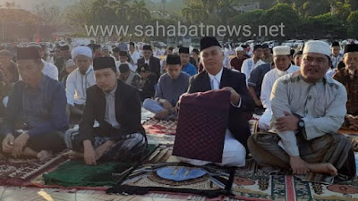 Usai Salat Id di Lapangan Batili, Bupati Enrekang Gelar Open House