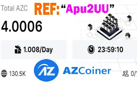 AZ Coiner Mining App | REF Code: Apu2UU