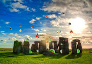 Angry Birds destruyendo el Stonehenge (stonehenge angry birds)