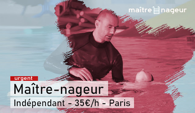 job de maitre-nageur à paris en freelance