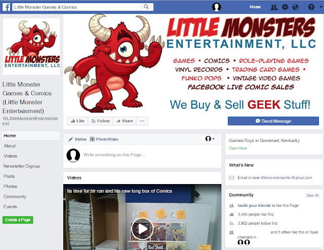 Little Monsters Entertainment LLC Facebook Page