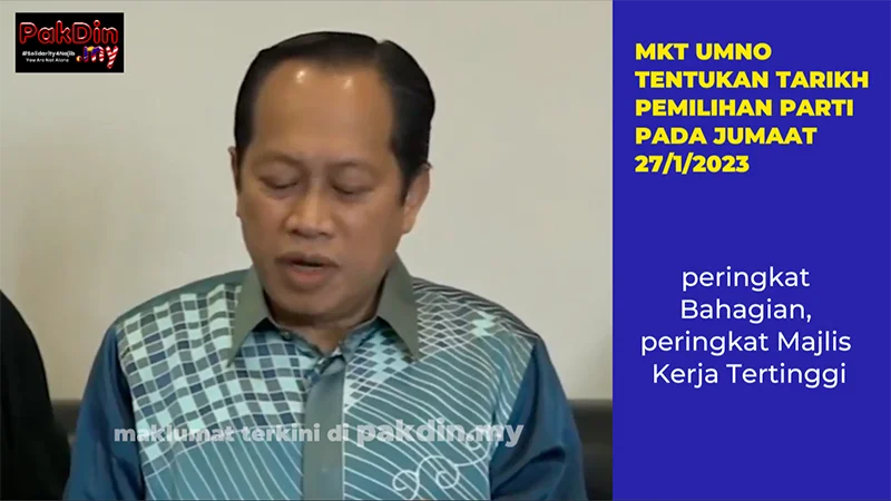[VIDEO] MKT UMNO tentukan tarikh pemilihan parti pada Jumaat