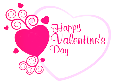 happy valentines day card clipart