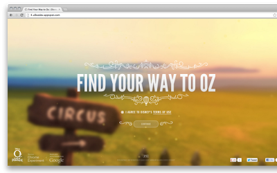 Find Your Way To OZ: A Funny Chrome Experiment