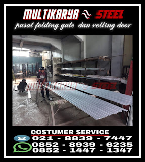 Gambar Multikaryasteel Pusat Harga Murah jual beli per meter persegi2 Pintu Rolling Door One Sheet Slat Daun Bahan Galvalum Bluescope Solid Semi Full Perforated lubang lubang, Rolling Door Industri Otomatis, Rolling Door Slat, Folding Gate Dan Pintu Harmonika Harga Murah untuk wilayah Bekasi Cibitung Tambun Rawakalong Babelan Kranji Jatiasih Komsen PondokGede Cikarang jababeka Glaxi Depok Tangerang Serpong Cirebon Bogor Karawang Cikampek Subang Jakarta Bandung Purwakarta dan wilayah jawa barat lainnya