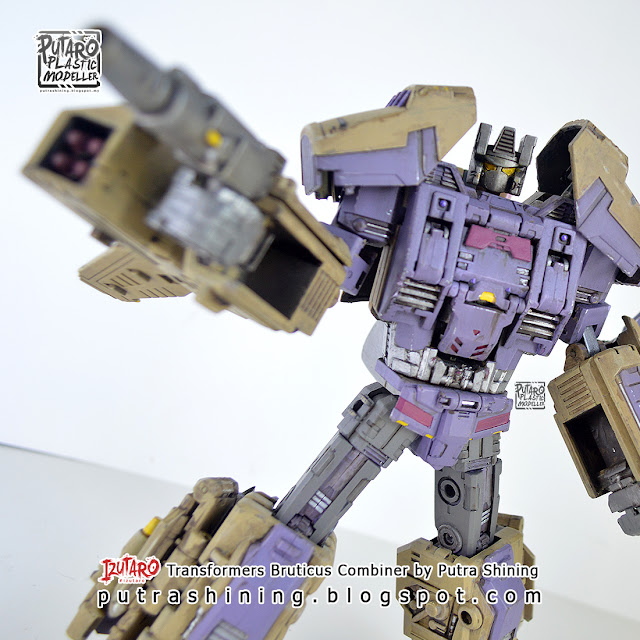 Toy Custom Paint: Transformers Bruticus Combiner by Putra Shining