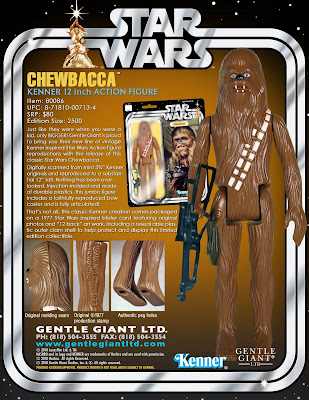 Chewbacca 12” Jumbo Vintage Kenner Star Wars Action Figure by Gentle Giant