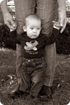 Nehemiah 5 Month Portraits b&w