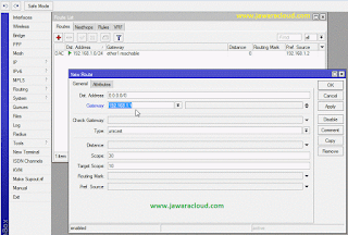 cara setting mikrotik rb450