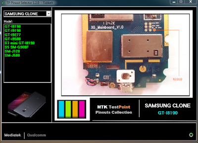 Test Point Tool MTK dan Qualcomm Lengkap