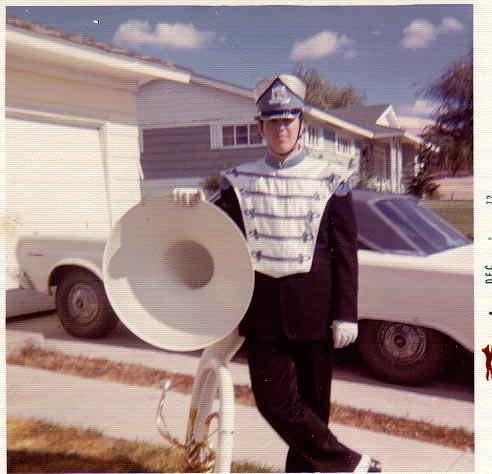 BJ in late 1972 WHS "Band Geek"! ;)