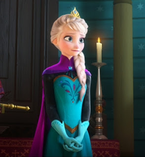Elsa Frozen lagi sedih