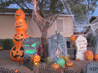 Halloween yard decorations