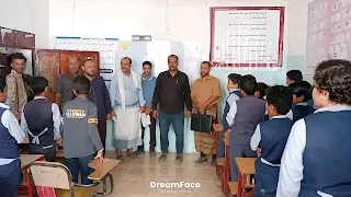 زيارة مدير عام قعطبة لمدارس جيل النهضة: