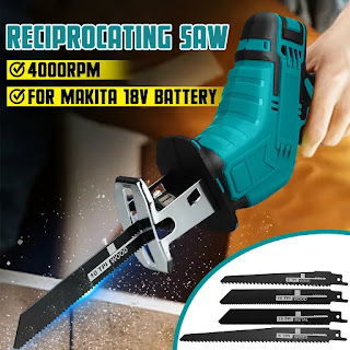 Cordless Electric Reciprocating Saw Variable Speed
