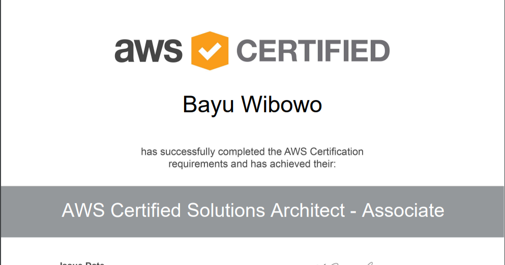 living in the cloud cadence: AWS Certified Solutions ...