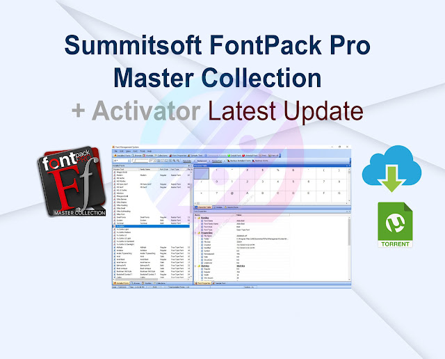 Summitsoft FontPack Pro Master Collection 2023