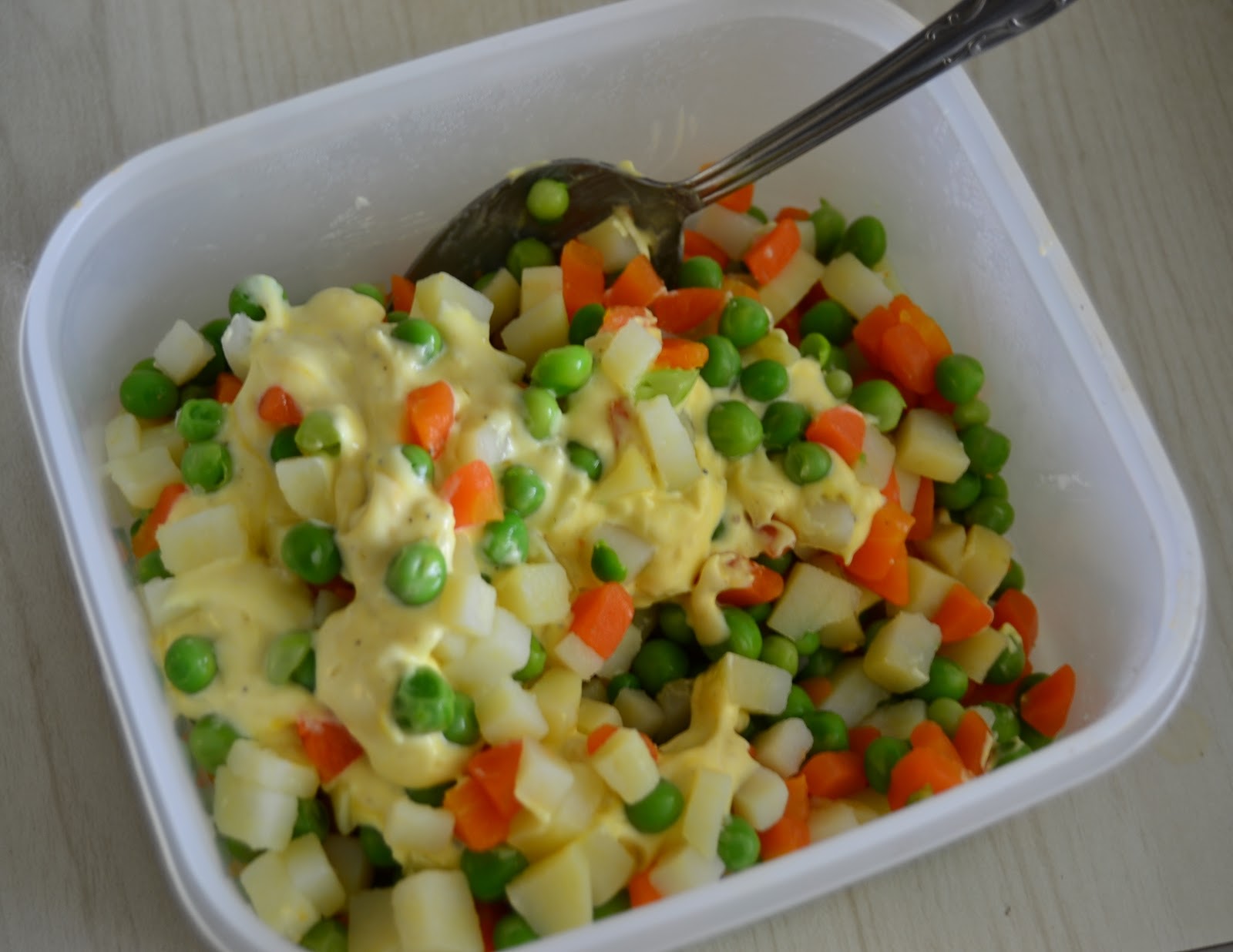 Receta De Ensalada Rusa Para 60 Personas
