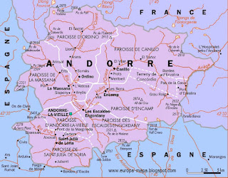 Mapa de Andorra Ciudad