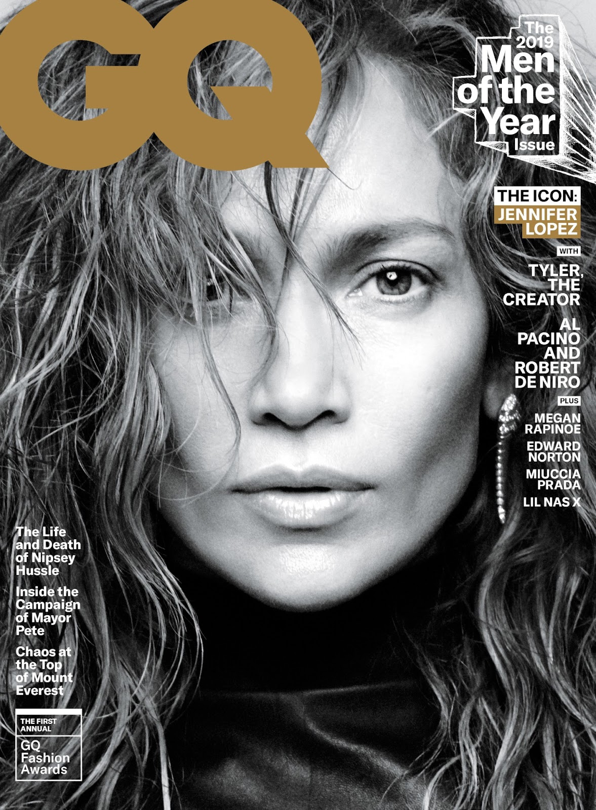 Jennifer Lopez braless underboobs photo shoot in GQ magazine model