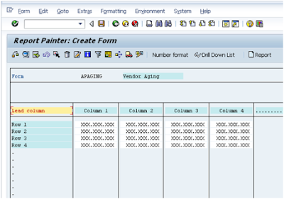 Vendor Aging Analysis Through SAP Report Painter