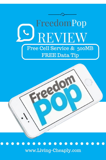 Freedompop Review - Free Cell Service &  500MB FREE Data Tip