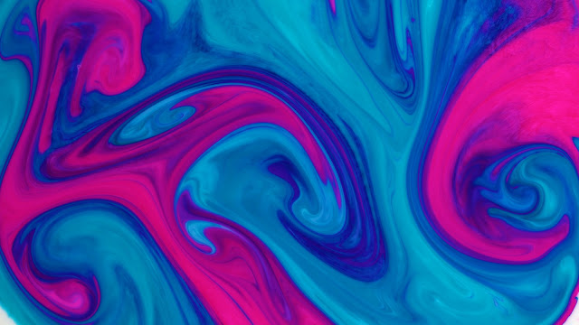 Abstract Digital,Colorful Liquid