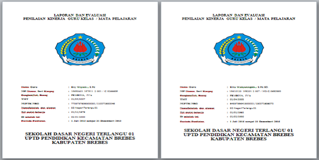 Format PKG Akhir Tahun 2016